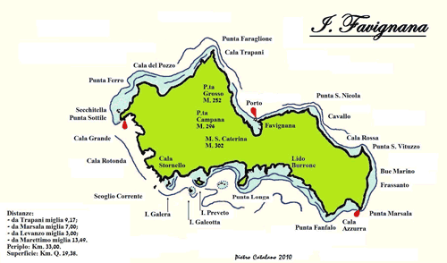 Sicilia, Isola di Favignana - costi contenuti